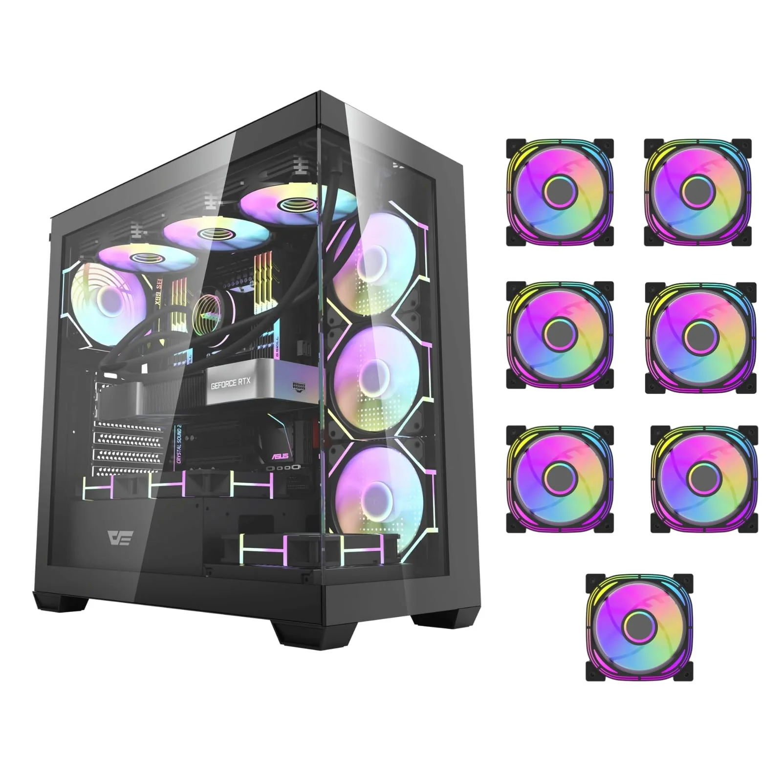 Boîtier PC Gaming Darkflash DS900 (ATX/M-ATX/ITX)